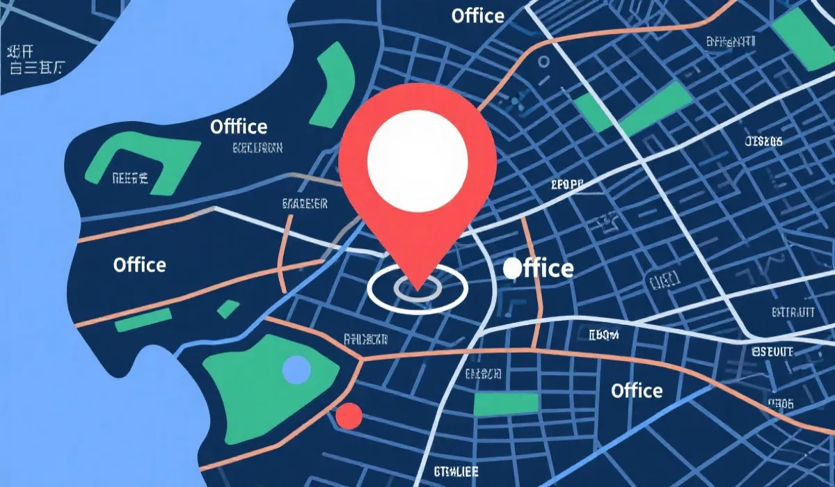 办公地址地图 - 极速飞艇